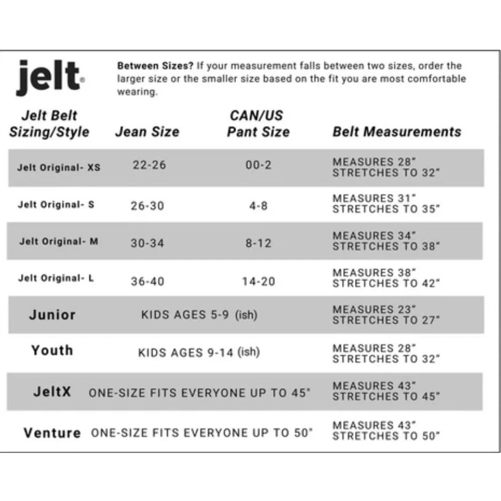 Jelt Belt No Show Elastic Stretch Belt For Men & Women Eco Friendly Blue Size XS